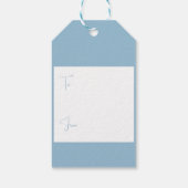 Polar Bear und Snowman Weihnachtsgeschenk Tag Geschenkanhänger (Rückseite)