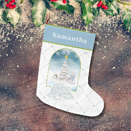 Polar Bear und Snowman Weihnachtsmann Strumpf Großer Weihnachtsstrumpf