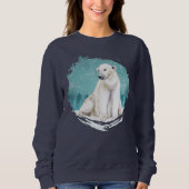 Polar Bear und Stars Sweatshirt (Vorderseite)