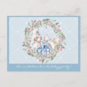 Polar Bear | Urlaubsparty-Ankündigung Postkarte (Vorderseite)