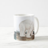 Polar Bear (Ursus maritimus) Illustration Kaffeetasse (VorderseiteRechts)