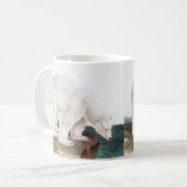 Polar Bear (Ursus maritimus) Illustration Kaffeetasse (Vorderseite Links)