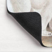 Polar Bear (Ursus maritimus) Illustration Mousepad (Ecke)