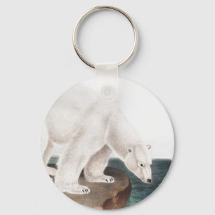 Polar Bear (Ursus maritimus) Illustration Schlüsselanhänger