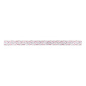 Polar Bear Valentine Satin Ribbon - White Satinband (Vorderseite)