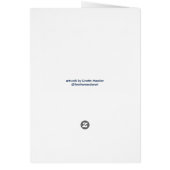 Polar Bear Vielen Dank Karten 5 x 7 (Hinten)