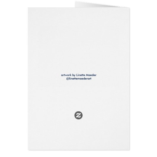 Polar Bear Vielen Dank Karten 5 x 7 (Hinten)