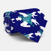 Polar Bear Vortex Krawatte (Gerollt)