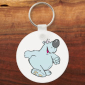 Polar Bear Walking Schlüsselanhänger (Vorderseite)