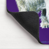 POLAR BEAR Walking Wildlife Mousepad (Ecke)