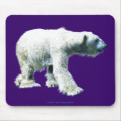 POLAR BEAR Walking Wildlife Mousepad (Vorne)