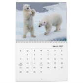 Polar Bear Wall Calendar Kalender (Mär 2027)
