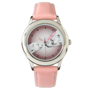 Polar Bear Watch Wildlife Art Bär Armbanduhr