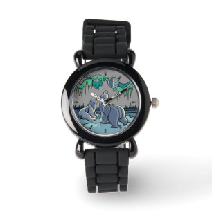 Polar Bear Watch Wildlife Art Bär Armbanduhr