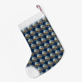 Polar Bear Weihnachtsbär Strumpf Custom Bären Stru Kleiner Weihnachtsstrumpf (Rückseite (Hängend))