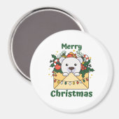 Polar Bear Weihnachtsbrief Wintertiere Polar Magnet (Vorderseite/Rückseite)