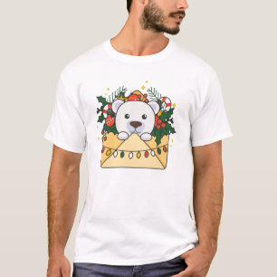 Polar Bear Weihnachtsbrief Wintertiere Polar T-Shirt
