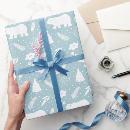 Polar Bear Weihnachtsfolienpapier Geschenkpapier (Schenken)