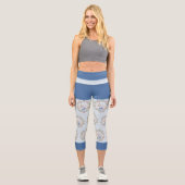 Polar Bear Weihnachtsgebar Leggings (Vorderseite)