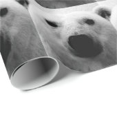 Polar Bear Weihnachtsgeschenkpapier Geschenkpapier (Rolleneckpunkt)