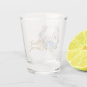 Polar Bear Weihnachtsglas Schnapsglas (Rückseite)