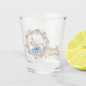 Polar Bear Weihnachtsglas Schnapsglas (Vorderseite)