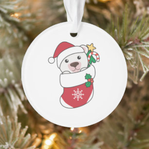 Polar Bear Weihnachtsschnee Wintertiere Polar Ornament