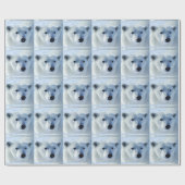 Polar Bear Weihnachtswrapping Paper Geschenkpapier (Flach)
