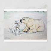 Polar Bear Westies Postkarte (Vorderseite)