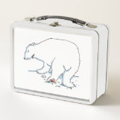 Polar Bear White Lunchbox (Vorderseite)