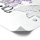 Polar Bear Wild Animal Nature Poster (Ecke)