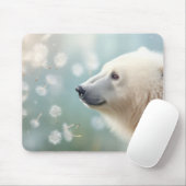 Polar Bear Wild Animal Tranquil Friedlich Mousepad (Mit Mouse)