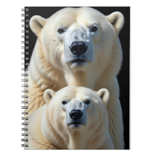 Polar Bear Wildlife Majestic Nature Life Wallpaper Notizblock