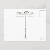 Polar Bear Winter Magic Postcards = Edmund Dulac Postkarte (Rückseite)