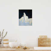 Polar Bear Winter Magic Poster Print Edmund Dulac (Küche)