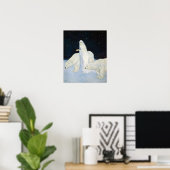 Polar Bear Winter Magic Poster Print Edmund Dulac (Heimbüro)