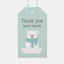 Polar Bear Winter Onederland Vielen Dank