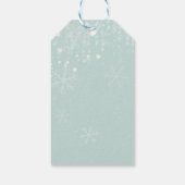 Polar Bear Winter Onederland Vielen Dank Geschenkanhänger (Rückseite)