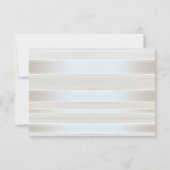 Polar Bear Winter Wedding RSVP Card Einladung (Rückseite)