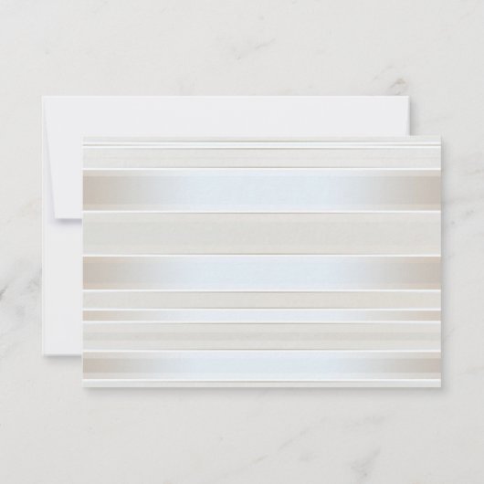 Polar Bear Winter Wedding RSVP Card Einladung (Rückseite)