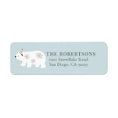 Polar Bear Winter Wonderland Blue (Vorne)