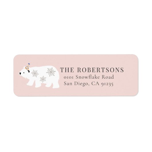 Polar Bear Winter Wonderland Pink Label (Vorne)