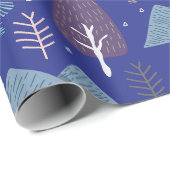 Polar Bear | Winterartenabenteuer | Blau Geschenkpapier (Rolleneckpunkt)