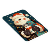 Polar Bear with Hot Chocolate Mug Magnet (Rechte Seite)