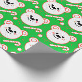 Polar Bear Wonderland Geschenkpapier (Ecke)