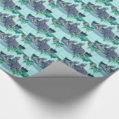 Polar Bear Wrapping Paper Bären Weihnachtspapier Geschenkpapier (Ecke)