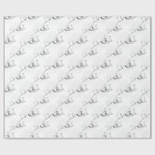 Polar Bear Wrapping Paper Bear Weihnachtsbuch Geschenkpapier (Flach)