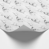 Polar Bear Wrapping Paper Bear Weihnachtsbuch Geschenkpapier (Ecke)