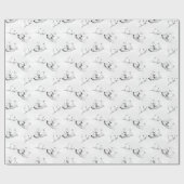 Polar Bear Wrapping Paper Bear Weihnachtsbuch Geschenkpapier (Flach)