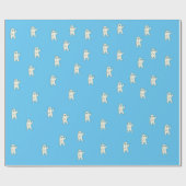 Polar Bear Wrapping Paper Geschenkpapier (Flach)